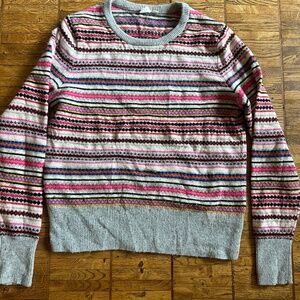 GAP Fair Isle Merino Wool Sweater - Size M